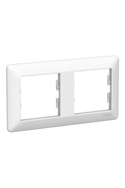 Schneider (EPH5805221) Asfora EM 2li Yatay Çerçeve Beyaz