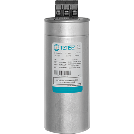 Tense (TTKB-15) 15 kvar/525V Trifaze kondansatör