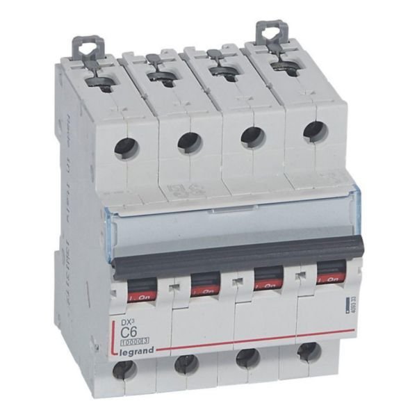 Legrand (409333) DX3 4P C 6A 10kA