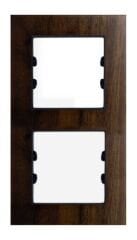 Masif Ahşap A.Ceviz İkili Dikey / Vertical Dual Çerçeve