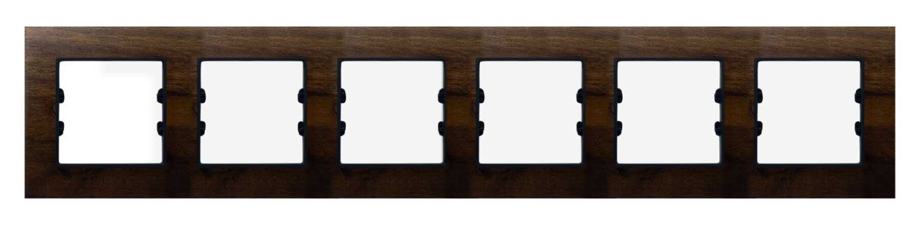 Masif Ahşap A.Ceviz Altılı / Six Çerçeve