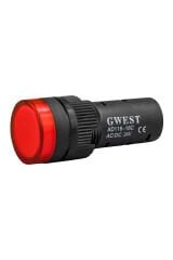 GWEST 16mm KIRMIZI 24V. SİNYAL LAMBASI