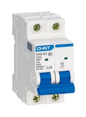 Chint (814124) NXB Serisi / 2 Kutuplu 6kA / B tipi 63A Otomatik Sigorta