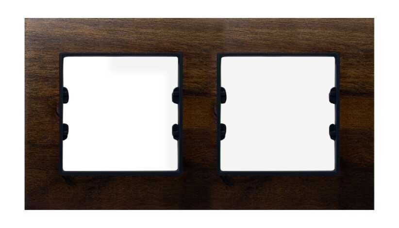 Masif Ahşap A.Ceviz İkili / Dual Çerçeve