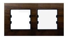 Masif Ahşap A.Ceviz İkili / Dual Çerçeve