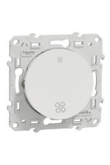 Schneider (S520233) Fan Kontrol Anahtarı, beyaz