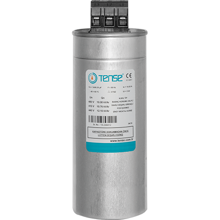 Tense (TTK-10) 10 kvar/400V Trifaze kondansatör