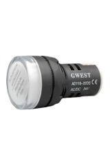 GWEST 22mm BEYAZ 24V. SİNYAL LAMBASI