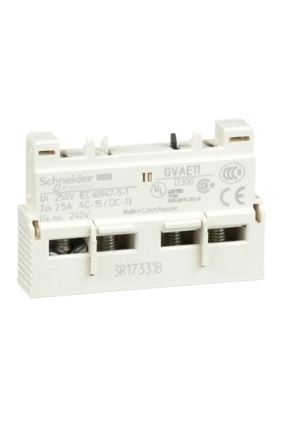 Schneider (GVAE11) TeSys GV3 Yardımcı Kontak Bloğu Önden 1NA1NK