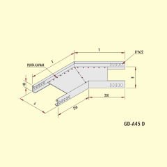 Gersan Ağır Hizmet 135° Dönüş Elemanı (h=40mm)