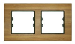 Masif Ahşap Bambu İkili / Dual Çerçeve