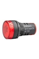 GWEST 22mm KIRMIZI 110V. SİNYAL LAMBASI