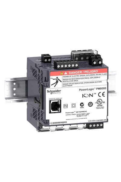 Schneider (METSEPM8213) PM8000 LVDC DIN Rayı Monte Ekransız