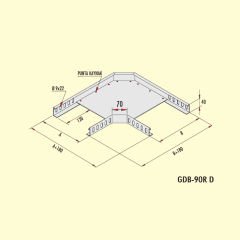 Gersan Ağır Hizmet 90° Dönüş Elemanı (h=40mm)
