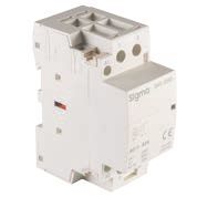 Sigma (SMC-4025-2NO+2NC) 25A 4P 2NO+2NC 230V MODULER KONTAKTOR