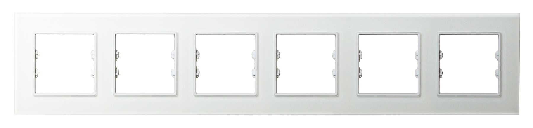 Pleksiglas Mat Beyaz Altılı / Six Çerçeve