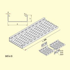 Gersan Ağır Hizmet Tipi Kablo Kanalı (h=40mm)