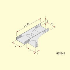 Gersan Dikey T Ortadan (h=40mm)