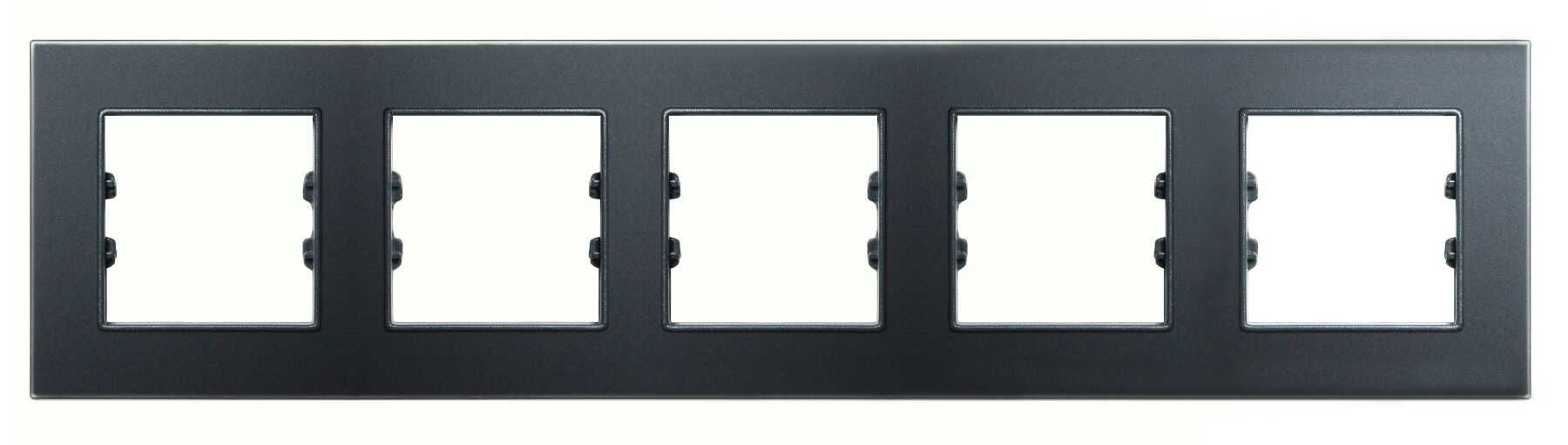 Pleksiglas Mat Siyah Beşli / Penta Çerçeve