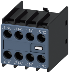 Siemens 3RH2911-1HA13 YARDIMCI KONTAK BLOKLARI; 3RT2 ÜZERİNE TAKILABİLEN TİPLER; BOY:S00-S3 1NO+3NC