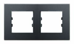 Pleksiglas Mat Siyah İkili / Dual Çerçeve