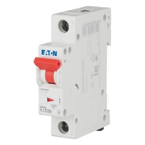Eaton PL7-C10/1 Minyatür Devre Kesici - 10kA - C eğrisi - 1x10A (262702)