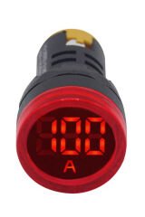 GWEST 22mm KIRMIZI 100A  AMPERMETRE