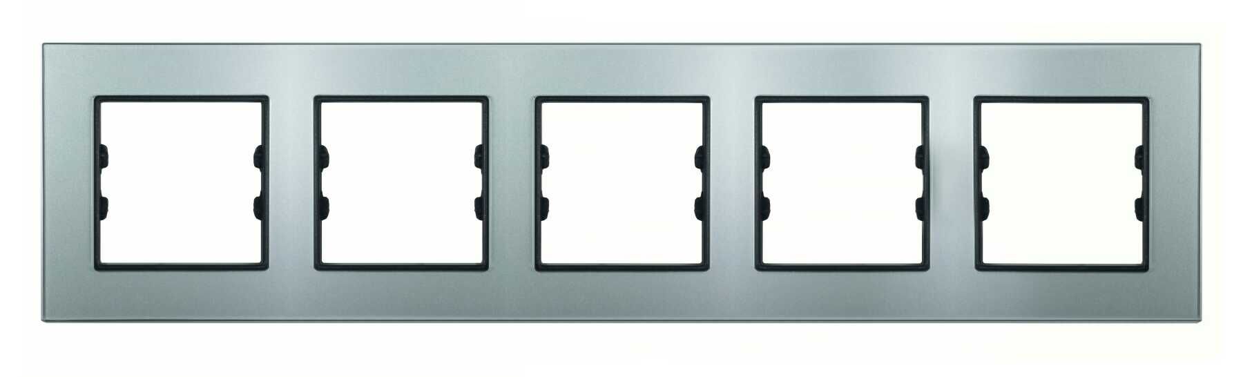 Pleksiglas Parlak Gümüş Beşli / Penta Çerçeve