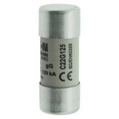 Eaton C22G125 Silindirik Sigorta 22x58, gG/gL, 400V, 120kA - 125A (C22G125)