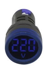 GWEST 22mm MAVİ 24V-450V VOLTMETRE