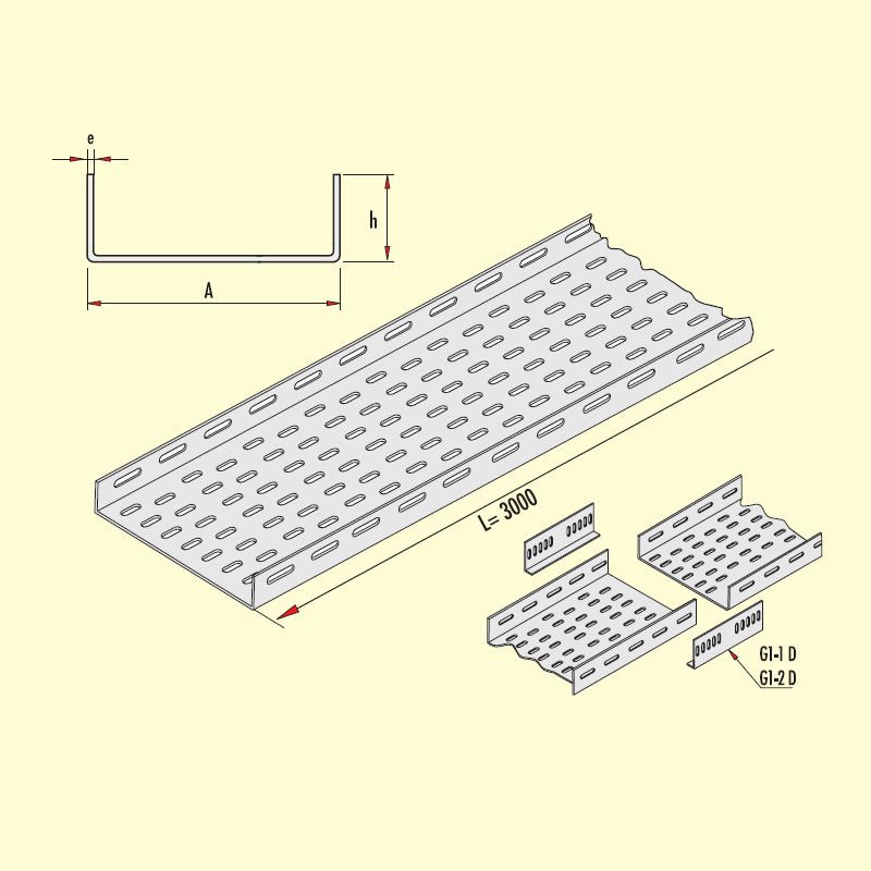Gersan Normal Tip Kanalı (h=40 mm)