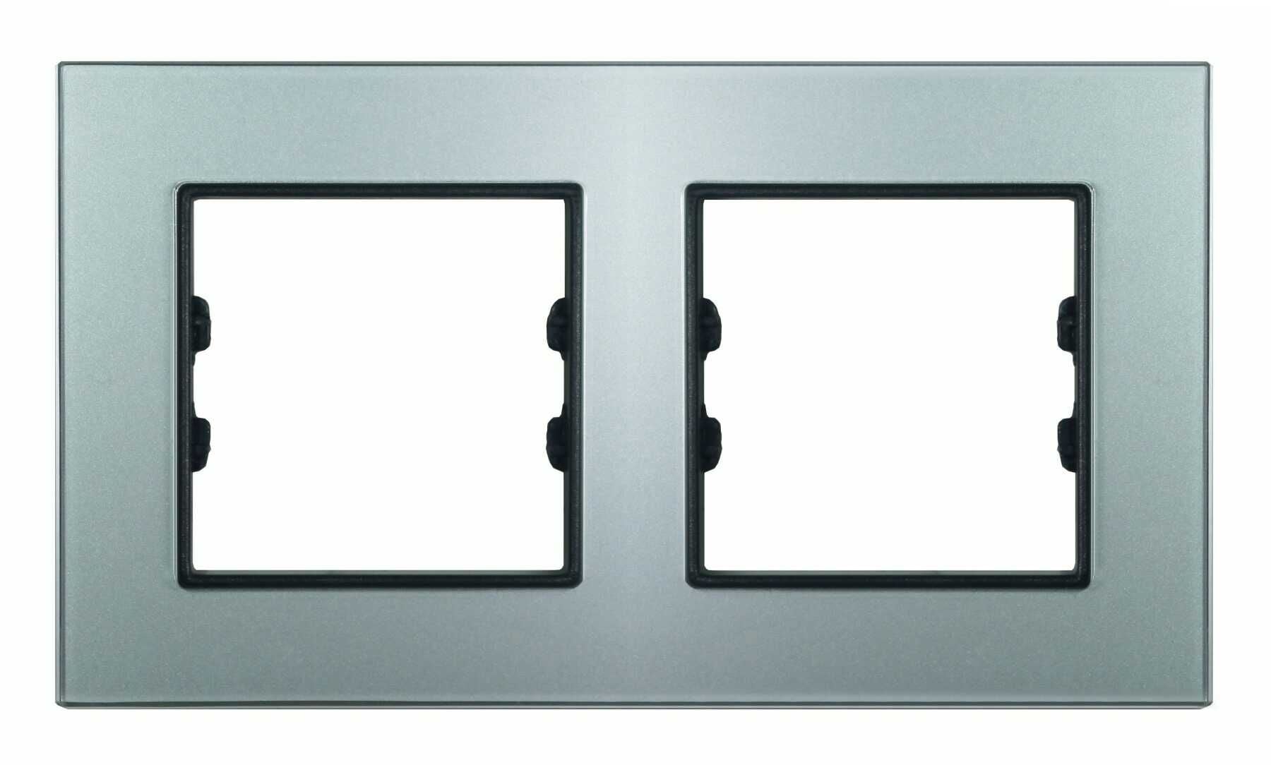 Pleksiglas Parlak Gümüş İkili / Dual Çerçeve