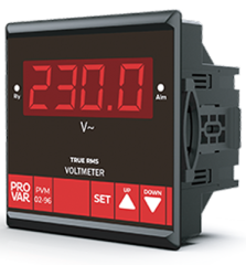 Provar (PVM-01-96) 96x96 Panel Voltmetre AC 10V..850V