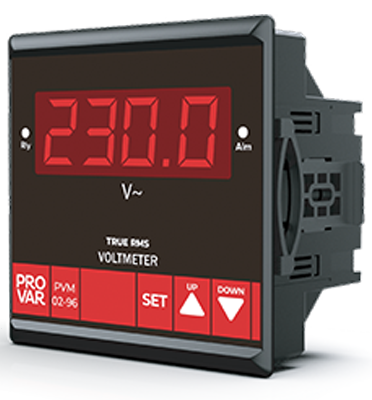 Provar (PVM-01-72-DC) 72x72 Panel Voltmetre DC