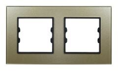 Pleksiglas Şampanya İkili / Dual Çerçeve