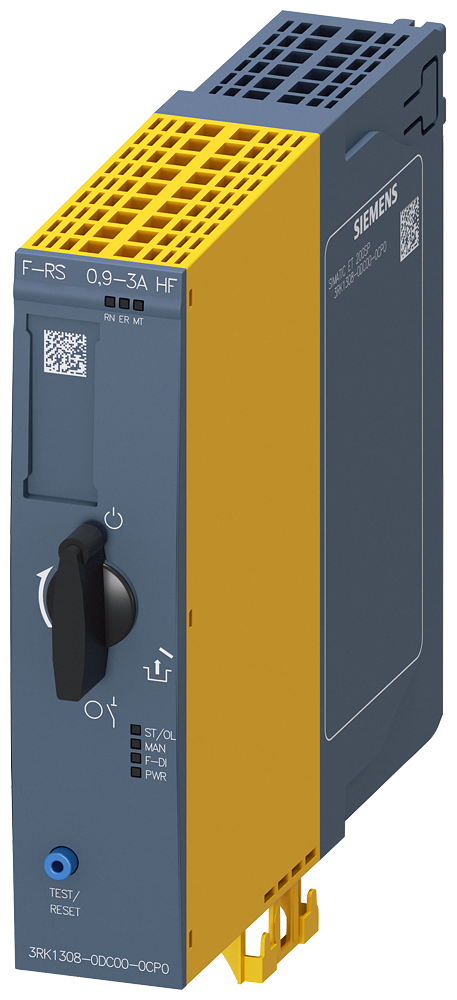 Siemens 3RK1308-0DC00-0CP0 ET200SP Emniyetli Sağ-Sol  Motor Yolverici; 1,1 kW; 0.9-3A