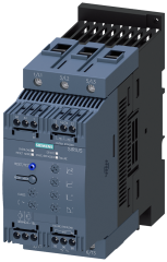 Siemens 3RW4046-1BB04 SIRIUS yumuşak yol verici S3 80 A, 45 kW/400 V,  200-480 V AC, 24 V AC/DC Vidalı bağlantı