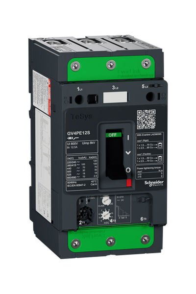 Schneider (GV4PE12S) TeSys GV4 Motor Devre Kesici Termik Many. 3P 12.5A 100kA