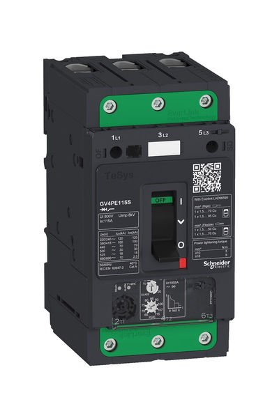Schneider (GV4PE12N) TeSys GV4 Motor Devre Kesici Termik Many. 3P 12.5A 50kA