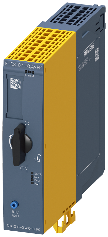 Siemens 3RK1308-0DA00-0CP0 ET200SP Emniyetli Sağ-Sol  Motor Yolverici; 0,12 kW; 0.1-0,4A