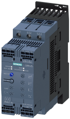 Siemens 3RW4036-2BB14 SIRIUS yumuşak yol verici S2 45 A, 22 kW/400 V,  200-480 V AC, 110-230 V AC/DC yay baskılı bağlantı