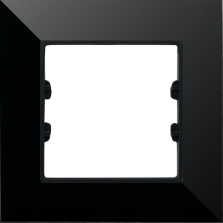 Pleksiglas Parlak Siyah Tekli / Single Çerçeve