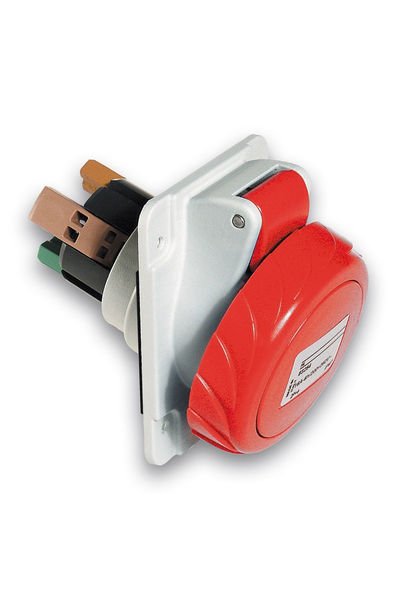 Schneider (PKY16F734) 4x16A, trifaze, 3P+T, IP67, HIZLI BAĞLANTI, Eğik Makine Prizi