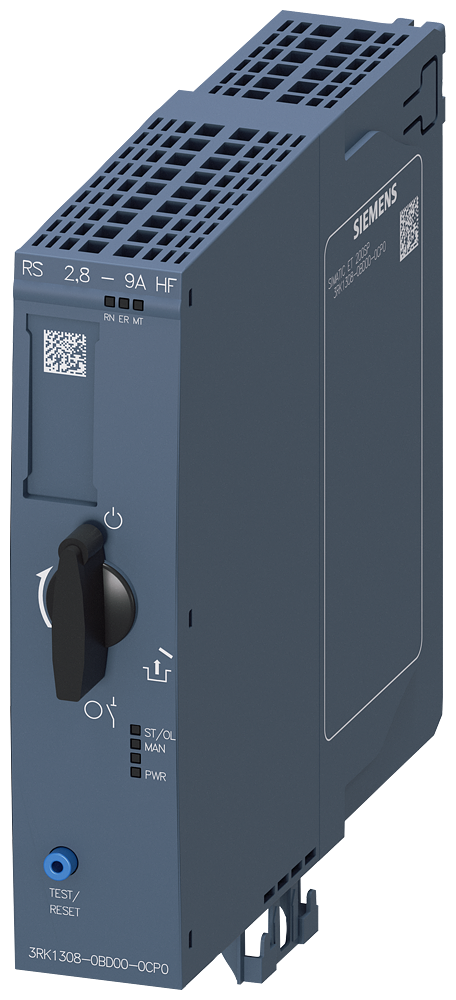 Siemens 3RK1308-0BD00-0CP0 ET200SP Sağ-Sol  Motor Yolverici; 4 kW; 2.8-9A