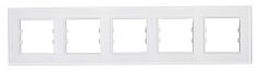 Pleksiglas Parlak Beyaz Beşli / Penta Çerçeve