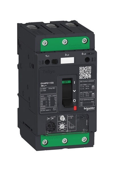 Schneider (GV4PE02N) TeSys GV4 Motor Devre Kesici Termik Many. 3P 2A 50kA