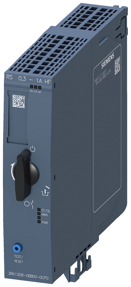 Siemens 3RK1308-0BB00-0CP0 ET200SP Sağ-Sol  Motor Yolverici; 0,25 kW; 0.3-1A