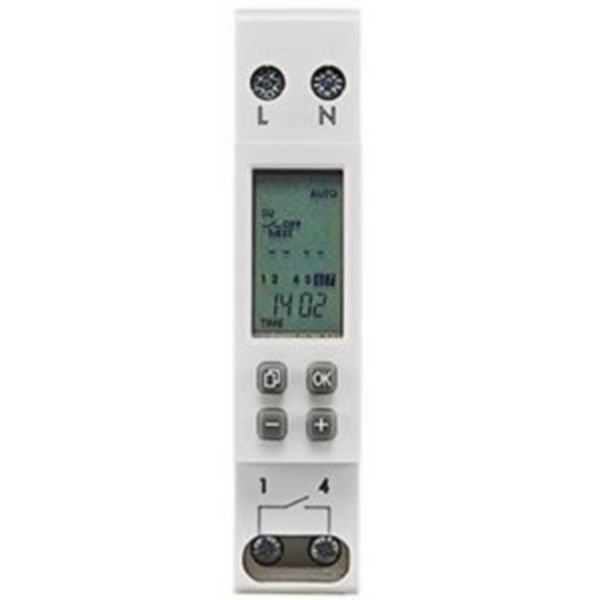 Legrand (3710) Dijital zaman saati haftalık 230V AC 1NA 1 modül
