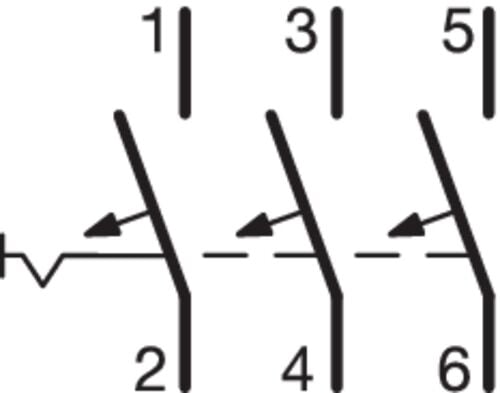 MCB 3P 6kA C-4A 3M