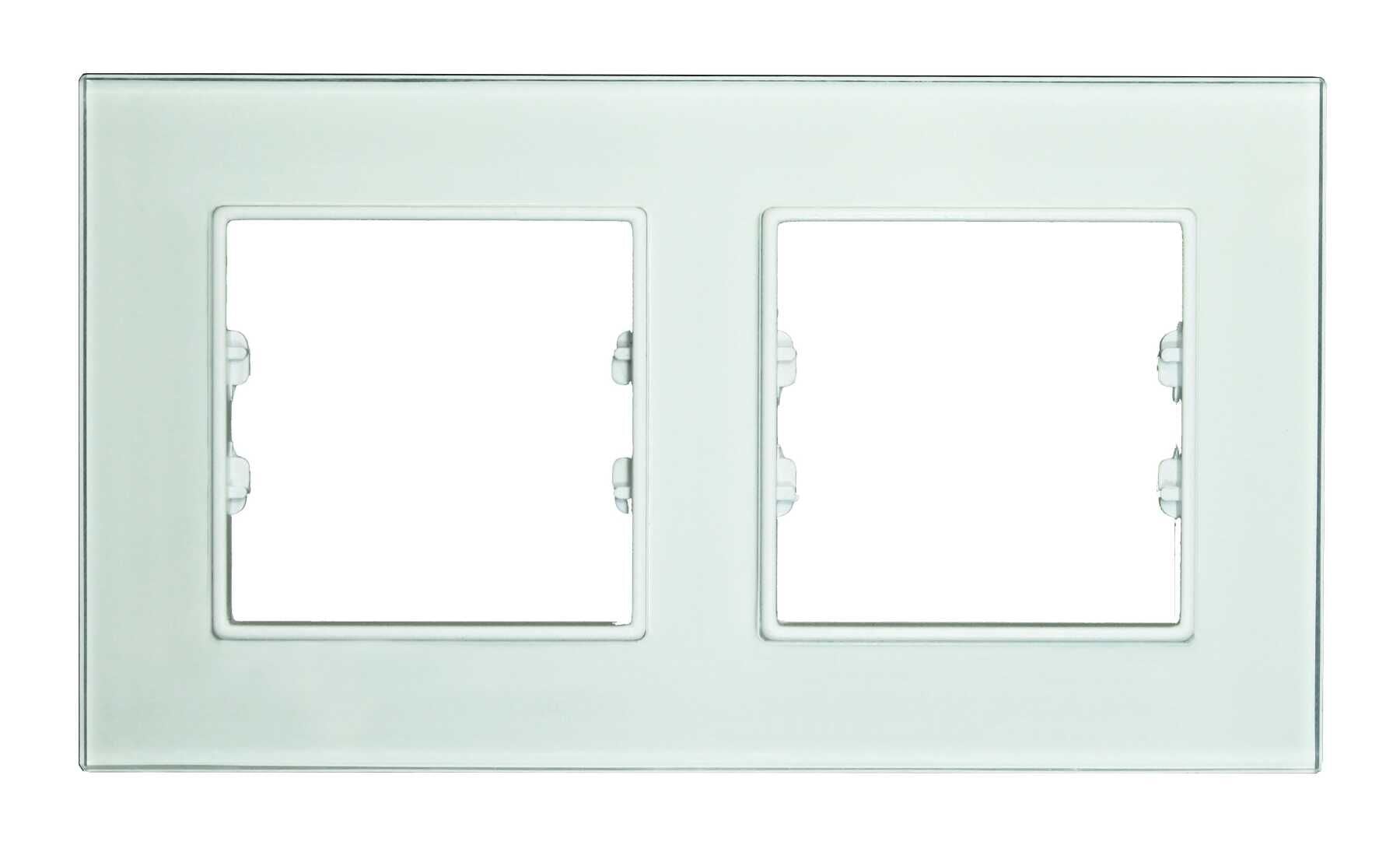 Pleksiglas Parlak Beyaz İkili / Dual Çerçeve